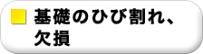 基礎のひび割れ、欠損